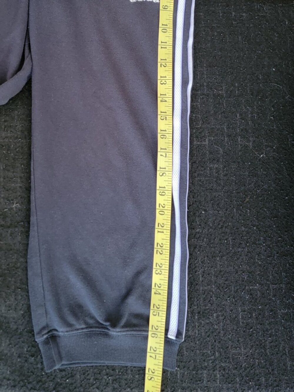 ADIDAS BLACK CAPRI - Picture 6 of 9